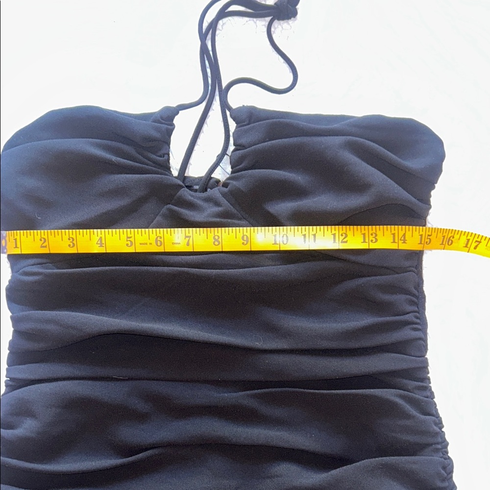 Zara Chic Black Strapless Mini Dress - Picture 9 of 15